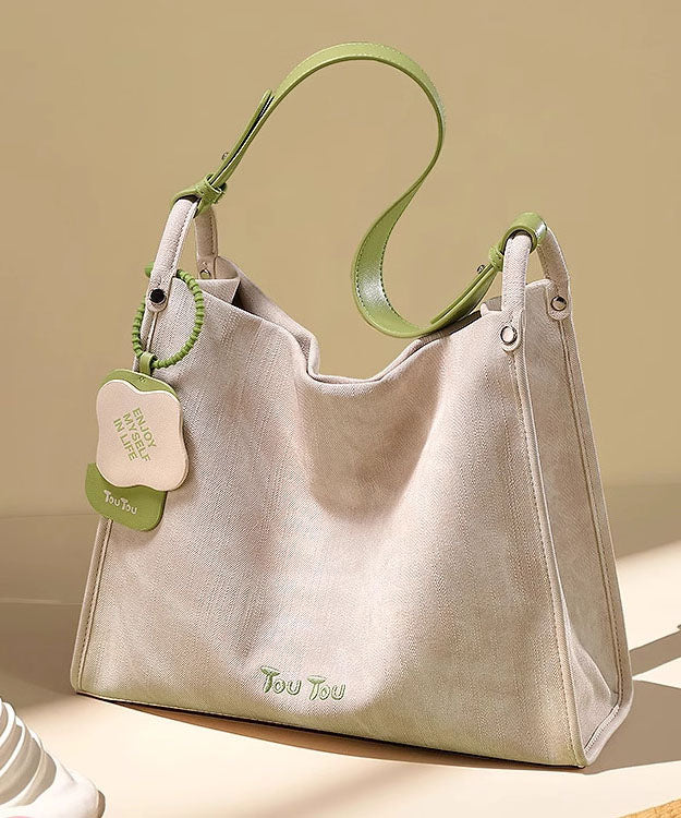 2025 New White Large Capacity Versatile Shoulder Bag