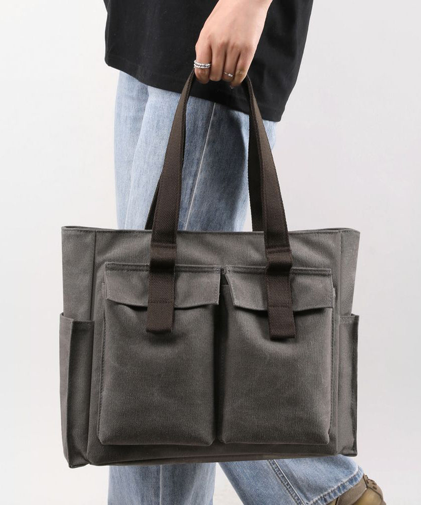 Art Large Capacity With Pockets Canvas Shoulder Bags