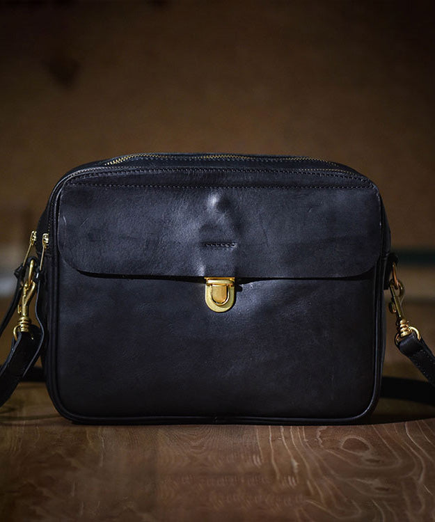 Art Orange Versatile Durable Leather Cross-body Bag