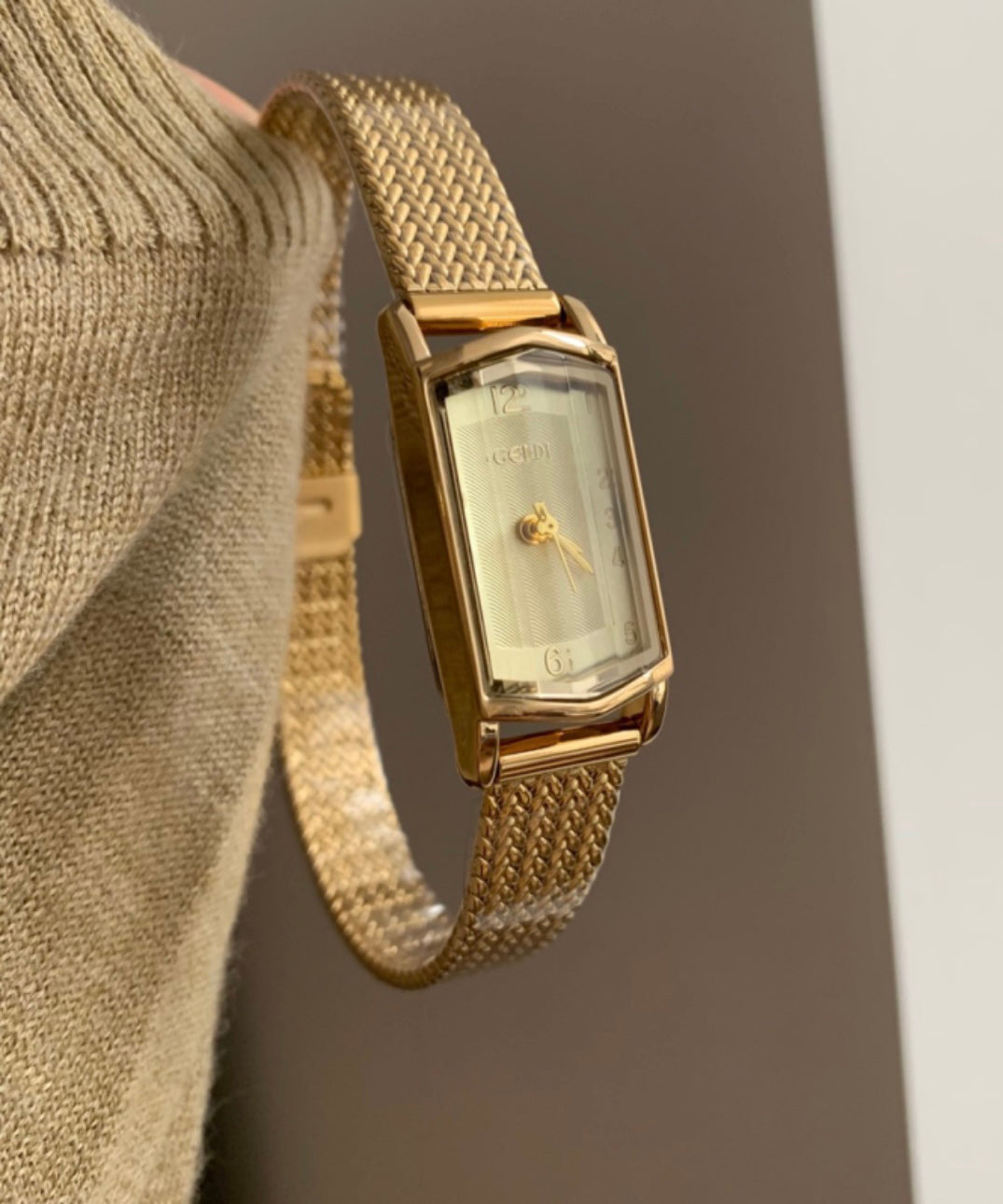 Bohemian Gold Stainless Steel Waterproof Chain Watches