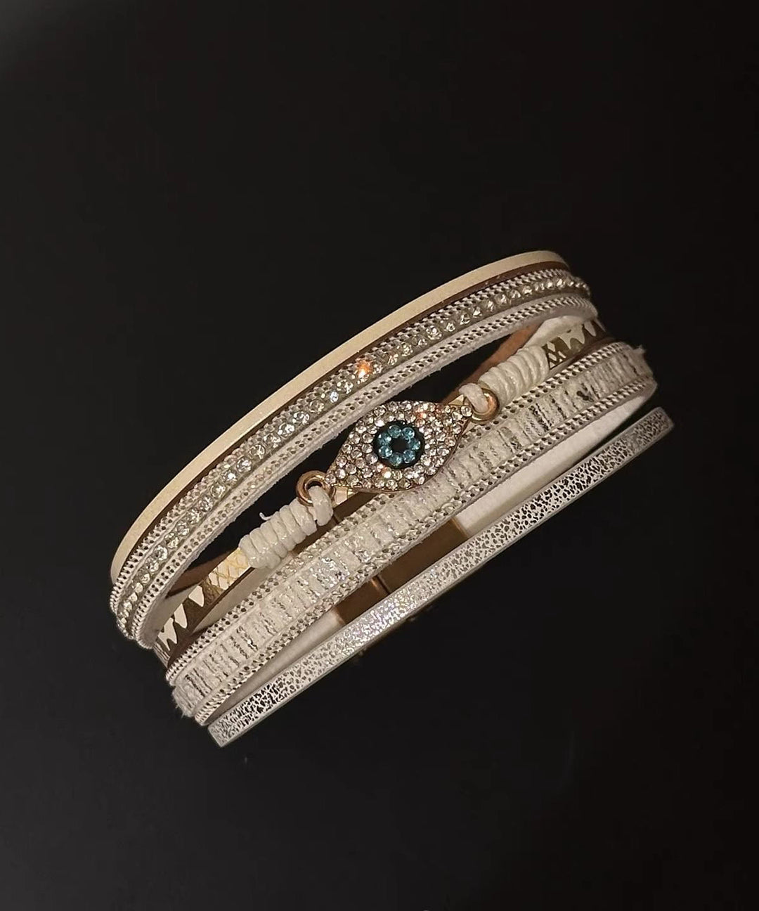 Boho Silk Alloy Zircon Bangle