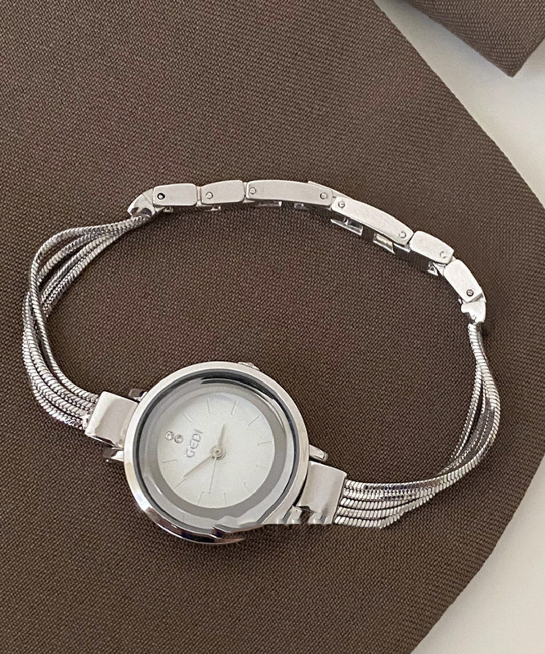 Boutique Silk Alloy Quartz Movement Tempered Glass Tassel Watches