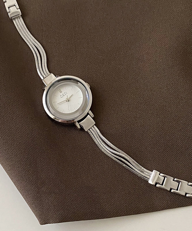 Boutique Silk Alloy Quartz Movement Tempered Glass Tassel Watches