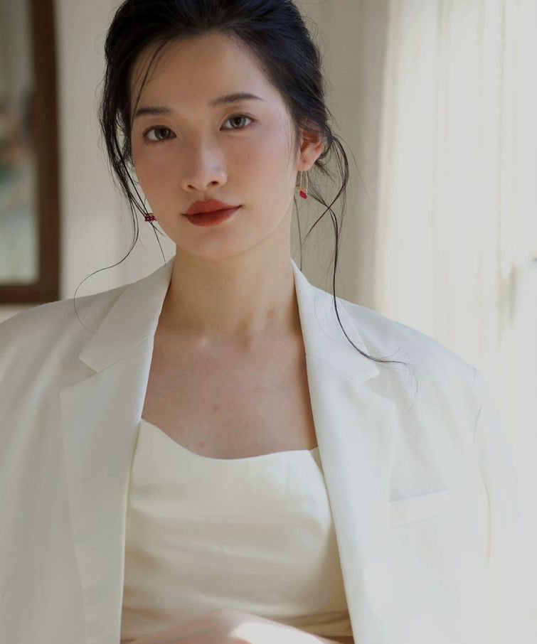 Chic Gold Sterling Silver Overgild Hoop Earrings