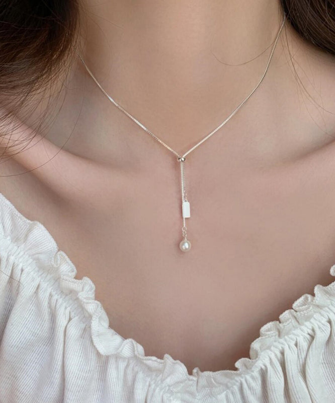 Fashion Gold Srerling Silver Overgild Pearl Pendant Necklace