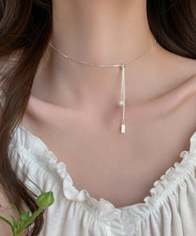 Fashion Gold Srerling Silver Overgild Pearl Pendant Necklace