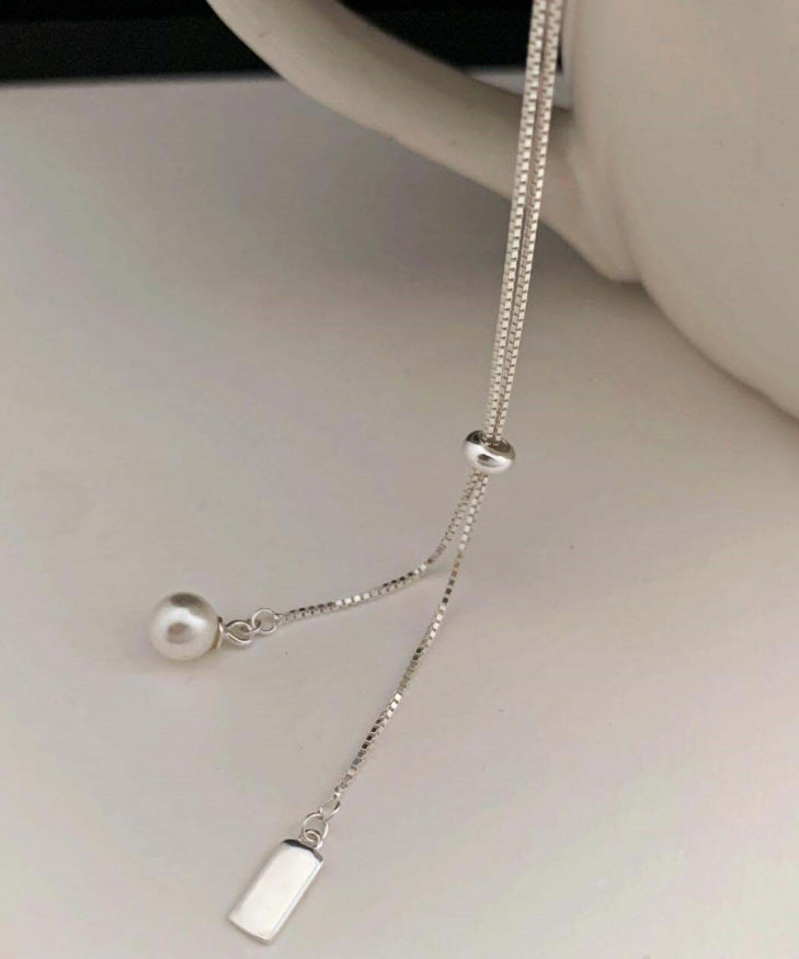 Fashion Gold Srerling Silver Overgild Pearl Pendant Necklace