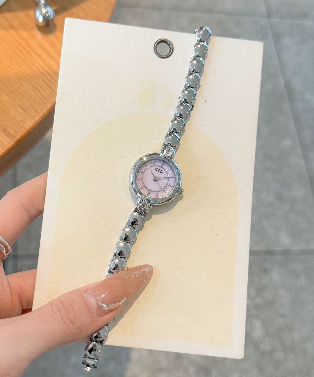 Fine Blue Stainless Steel Reinforced Glass Watches