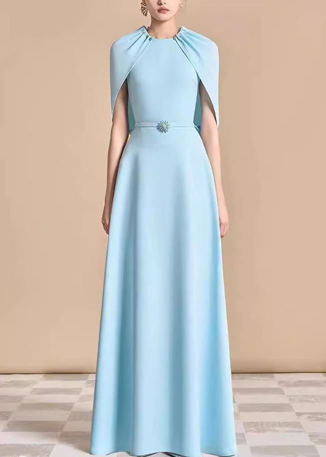 Fine Khaki Original Design Solid Cotton Maxi Dresses Summer