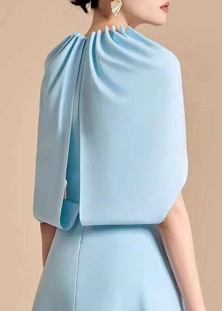 Fine Khaki Original Design Solid Cotton Maxi Dresses Summer