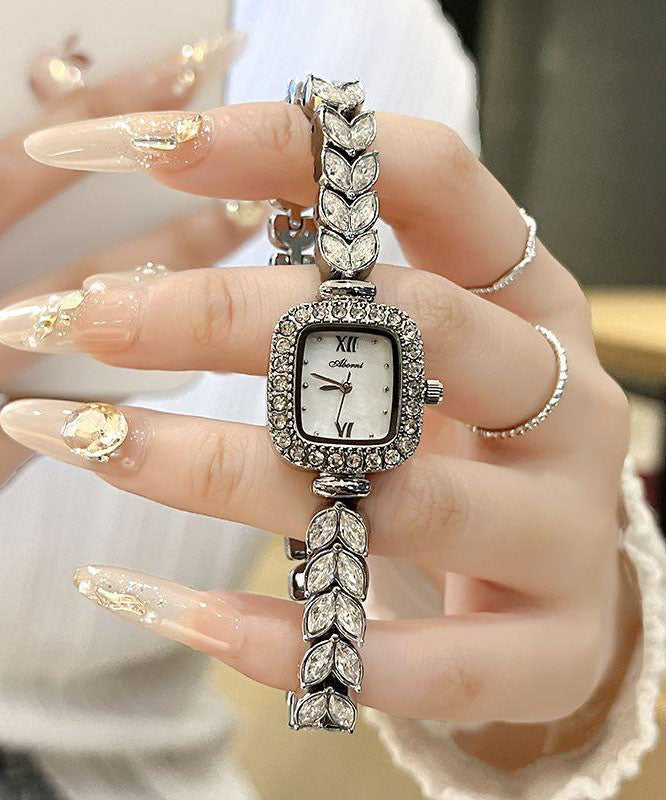 Fine Silk Alloy Zircon Quartz Movement Wheat Ear Watches