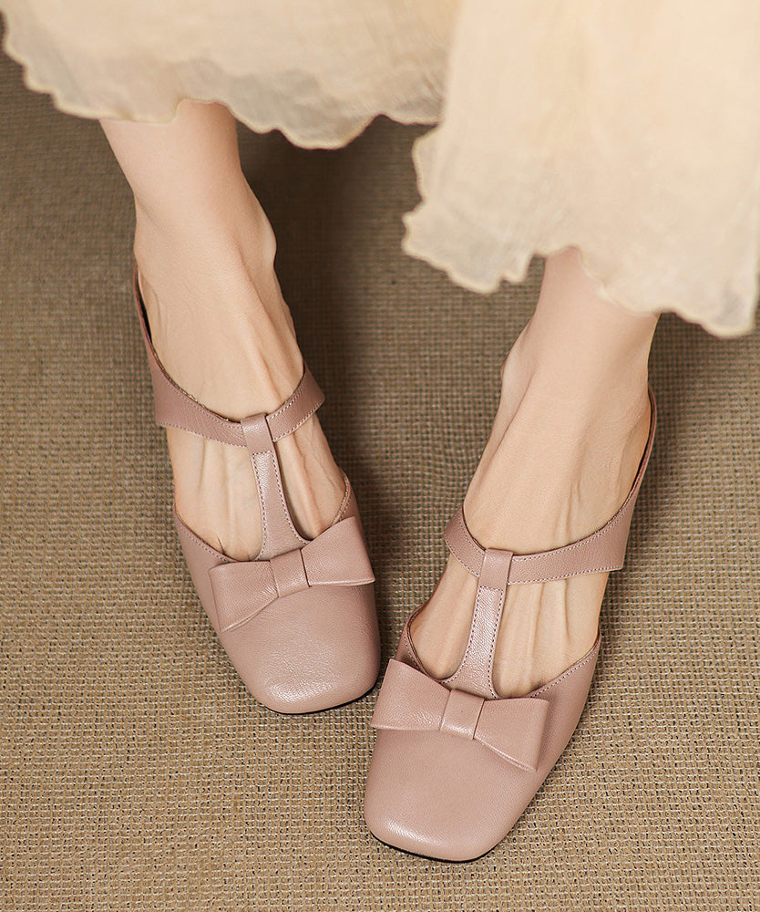 Light Blue Sheepskin Splicing Hollow Out Slide Sandals