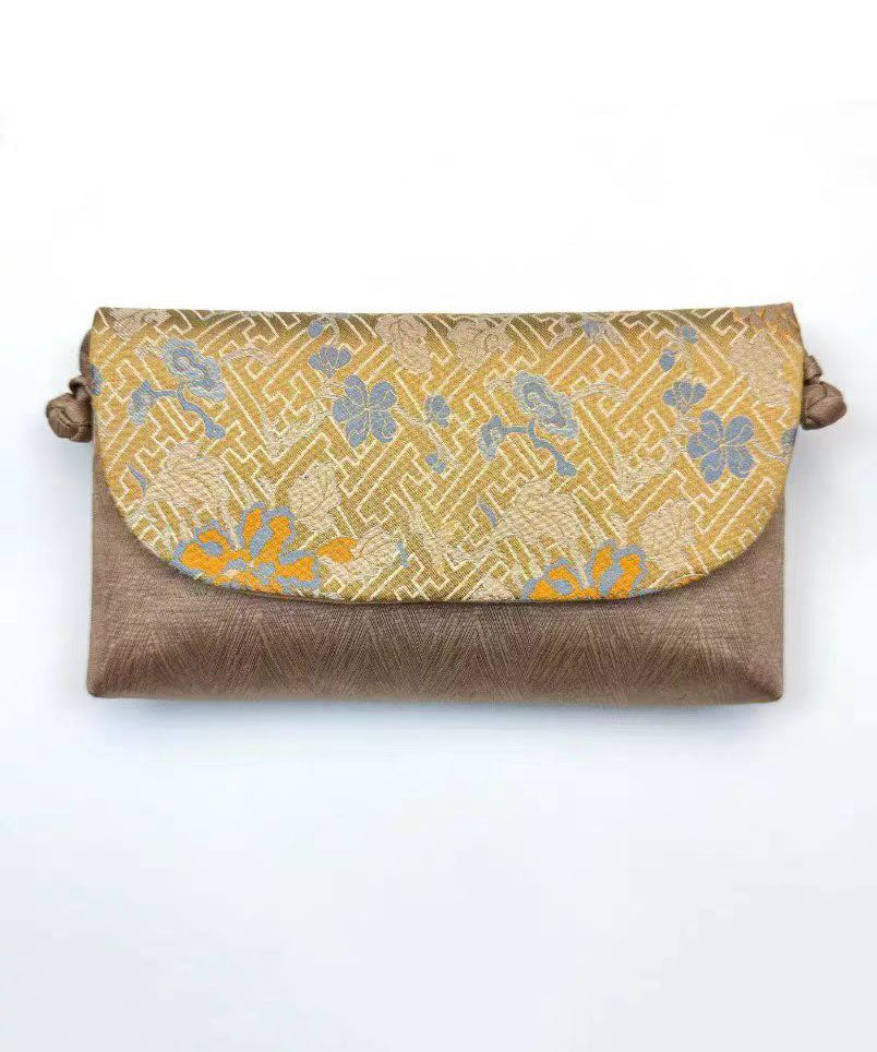 New Chinese Style Silk Versatile Clutch Crossbody Bag