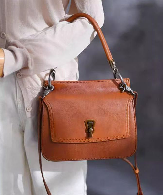 New Retro Brown Solid Durable Faux Leather Micro Bag