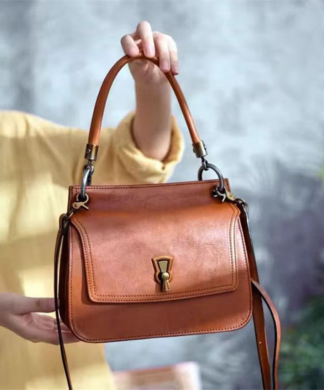 New Retro Brown Solid Durable Faux Leather Micro Bag
