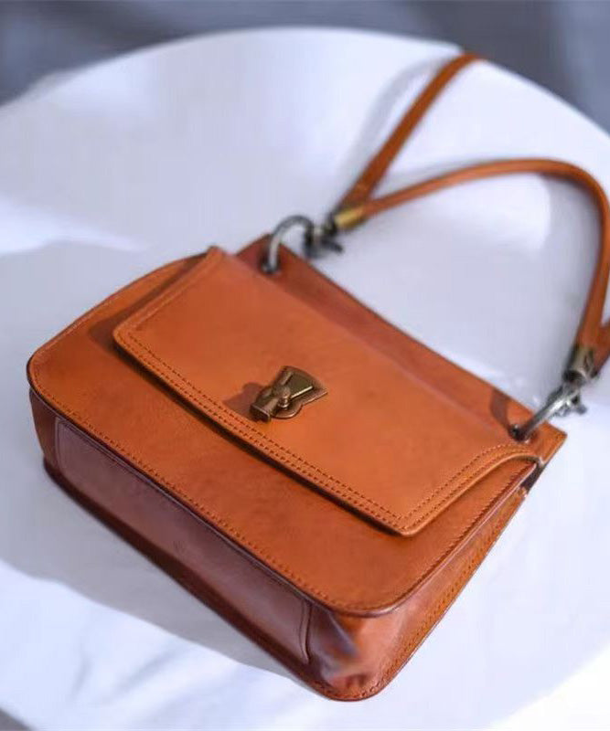 New Retro Brown Solid Durable Faux Leather Micro Bag