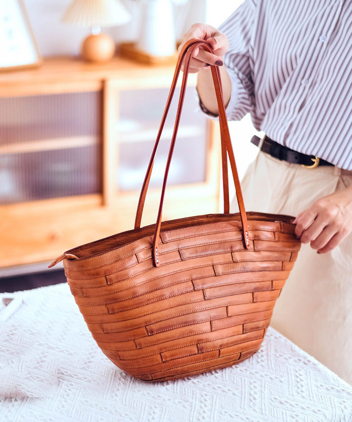 New Retro Large Capacity Leather Shoulder Bags