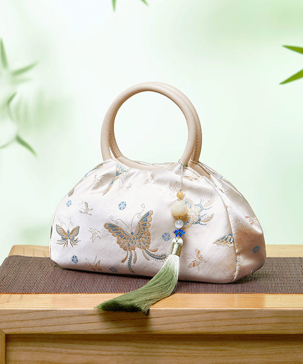 New Retro Tassel Jacquard Versatile Tote Bag