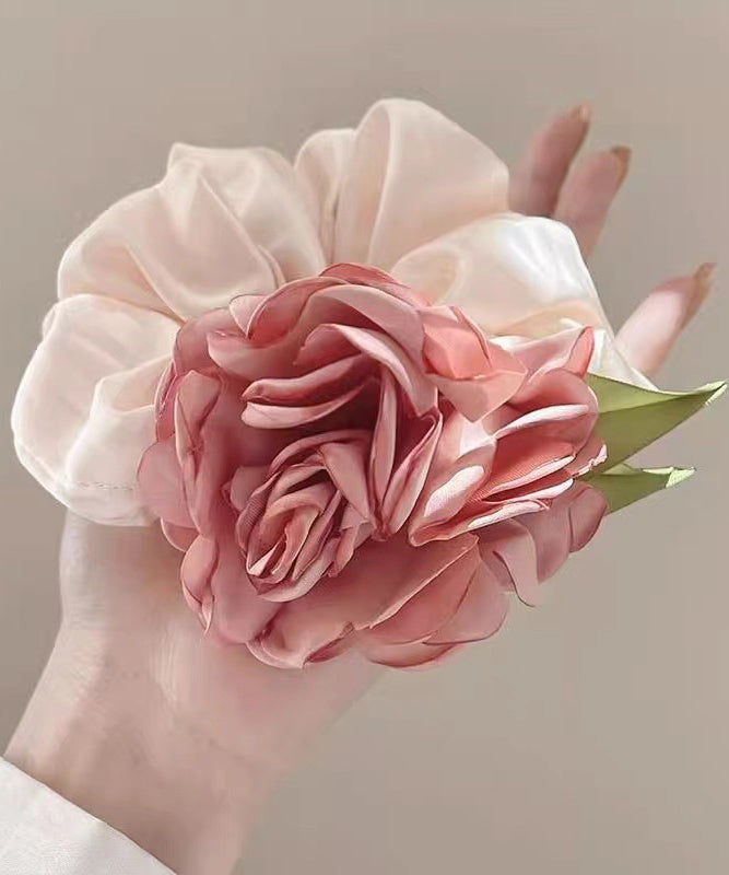 Original Design Colorblock Rose Silk Hair Band