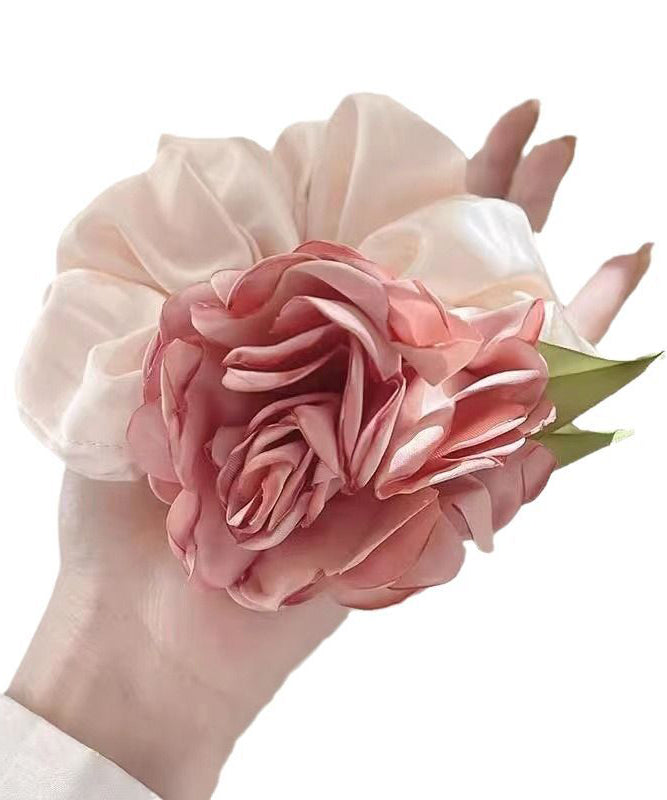 Original Design Colorblock Rose Silk Hair Band