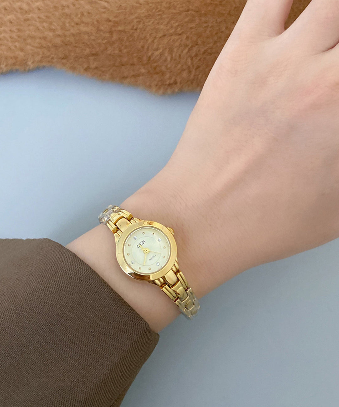 Original Silk Stainless Steel Quartz Movement Tempered Glass Watches