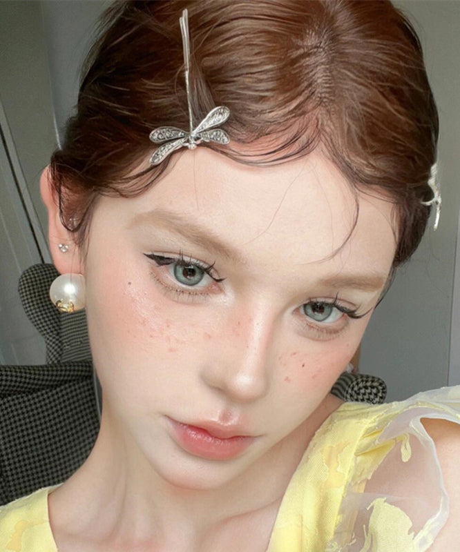 Retro Silk Metal Alloy Dragonfly Hairpin