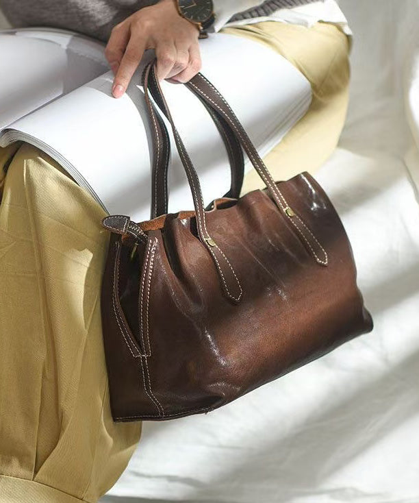 Style Large Capacity Leather Women Shoulder Bags