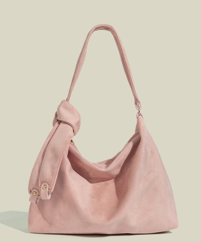 Style Light Camel Large Capacity Suede Shoulder Bags