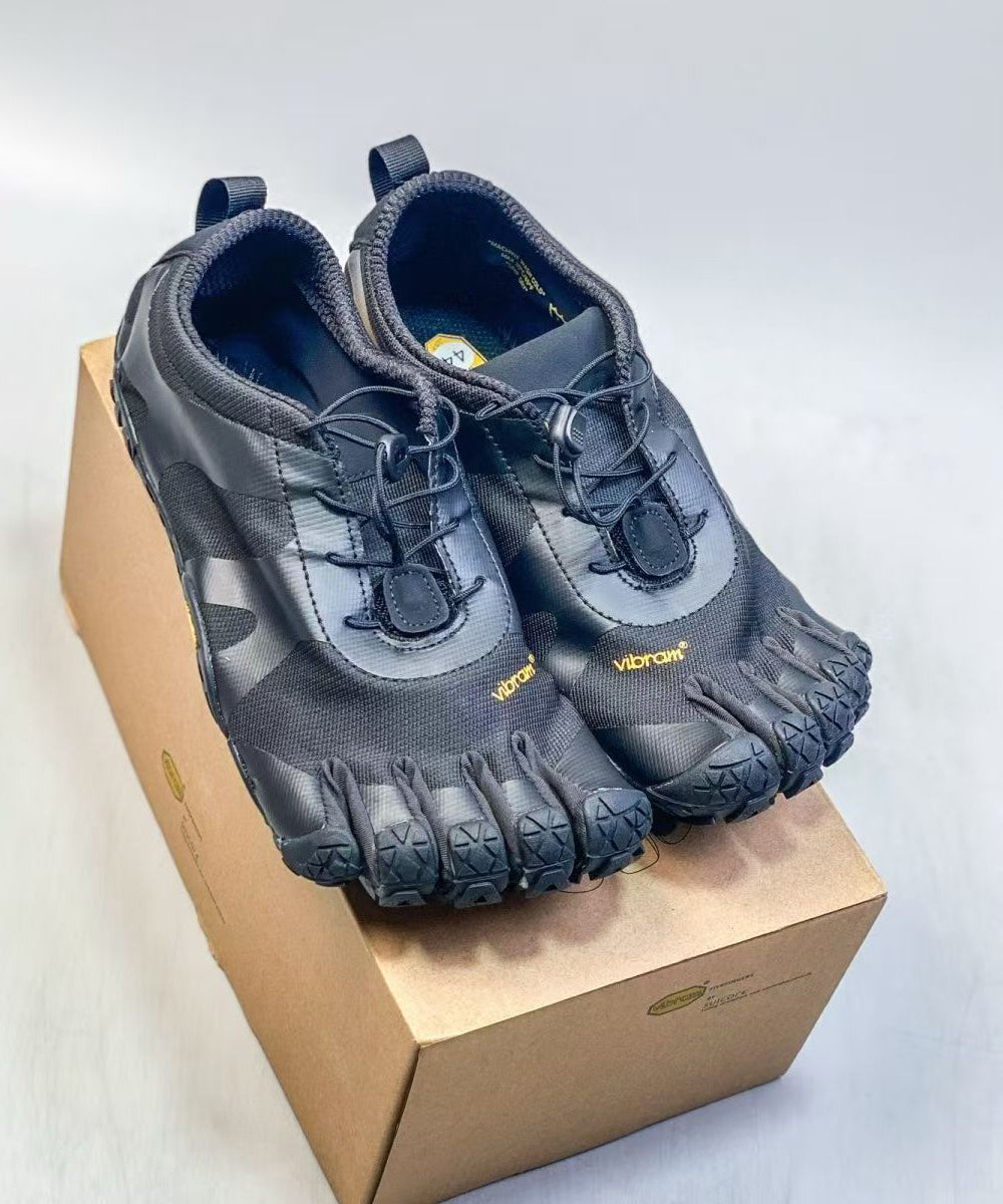 Stylish Khaki Stretch Fabric Flat Shoes Splicing Cross Strap