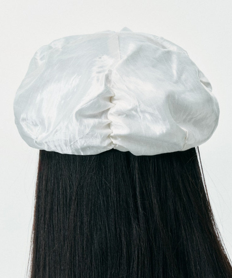 Summer Japanese Silk Pleated Floral Versatile Breton Hat