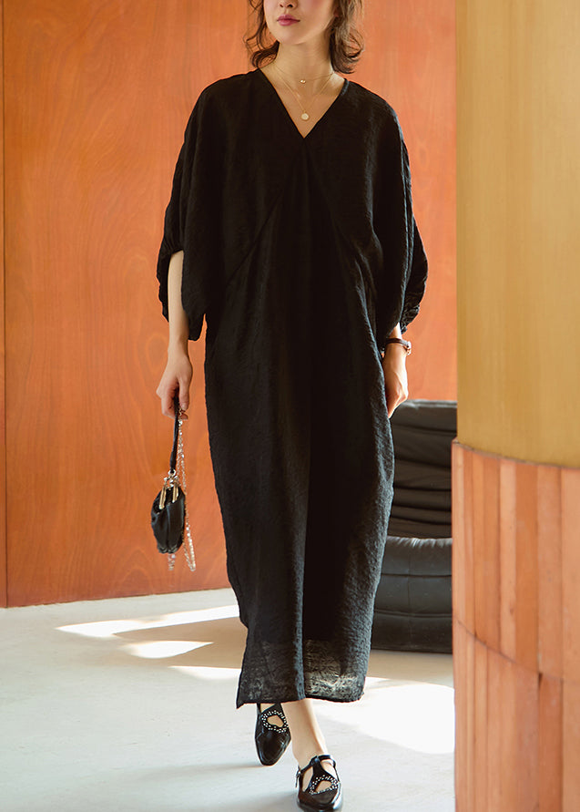 Unique Beige V Neck Cotton Two Pieces Set Summer