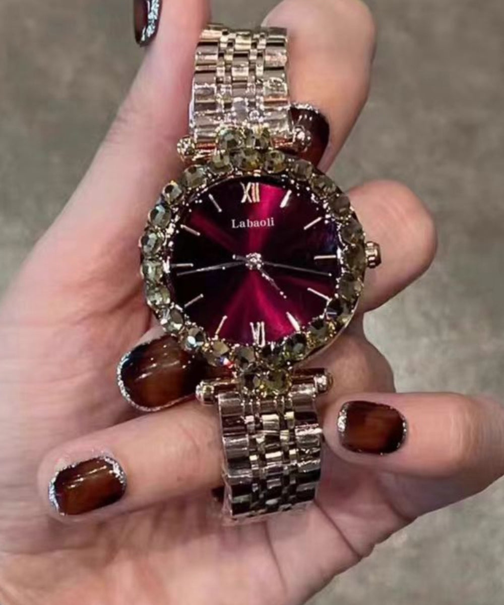 Vogue Mulberry Stainless Steel Tempered Glass Watch