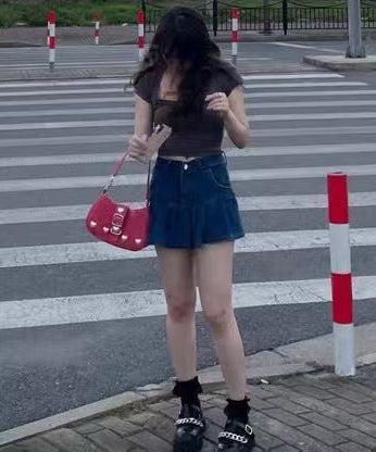 Women Red Pearl Love Faux Leather Hobo Bag