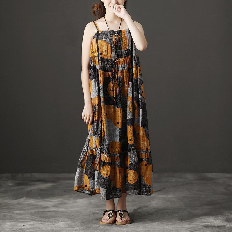 Retro Summer Lacing Suspender Dress - Omychic