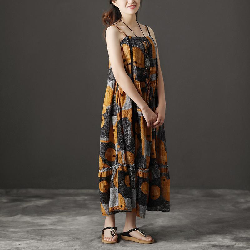 Retro Summer Lacing Suspender Dress - Omychic