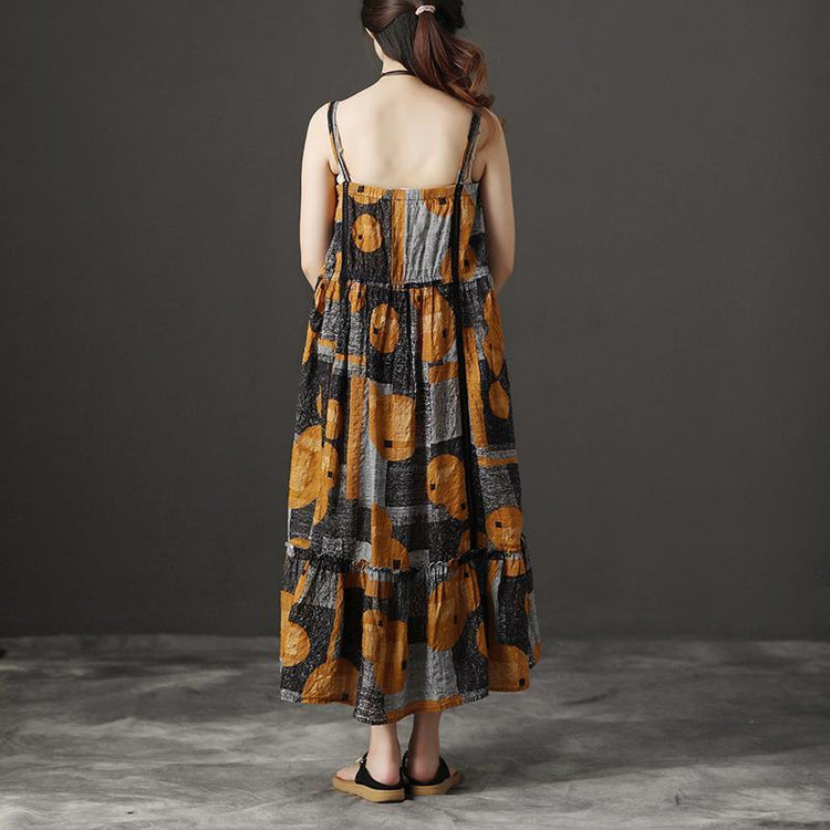 Retro Summer Lacing Suspender Dress - Omychic