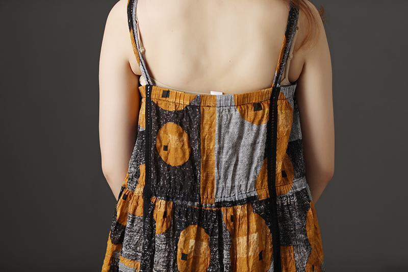 Retro Summer Lacing Suspender Dress - Omychic
