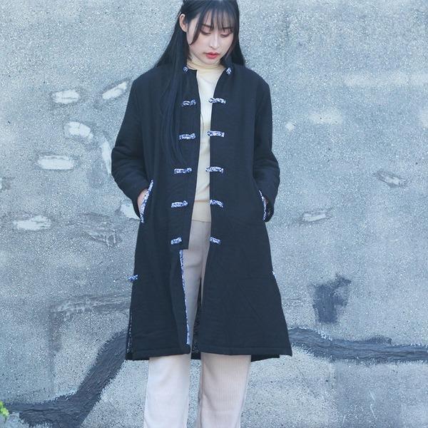 2020 Winter New Stand Warm Long Sleeve Solid Color Women Parkas Coats - Omychic