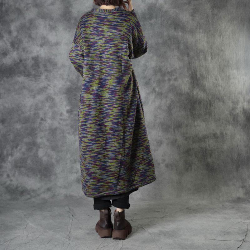 Casual Knit Fall Cardigans Long Sleeve Coat - Omychic