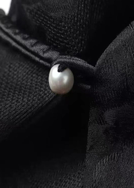 Chinese Style Green Embroideried Patchwork Silk Shirts Fall