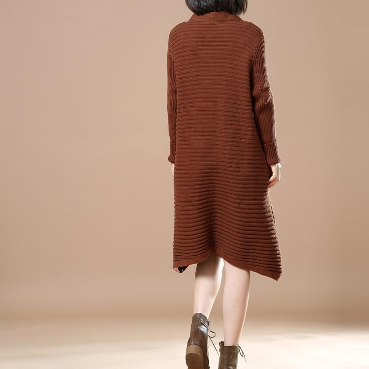 Chocolate sweaters oversized women winter dress coats - Omychic