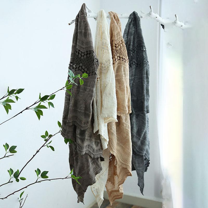 Cotton Casual Jacket Women Hollow Cardigan - Omychic