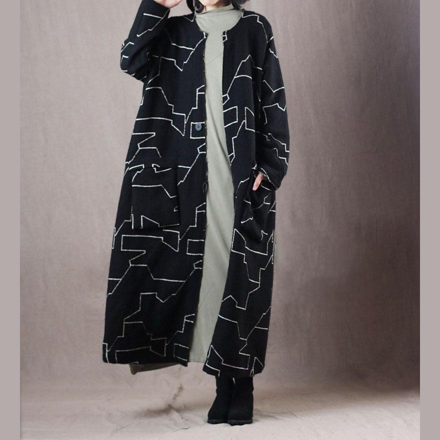 Baggy wool coat top