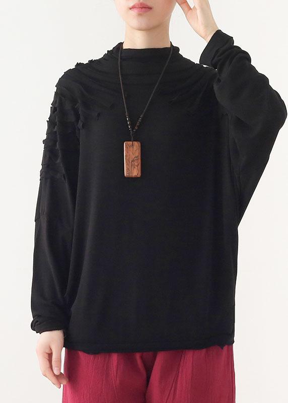 French Chocolate long Sleeve Fall Sweater Top - Omychic