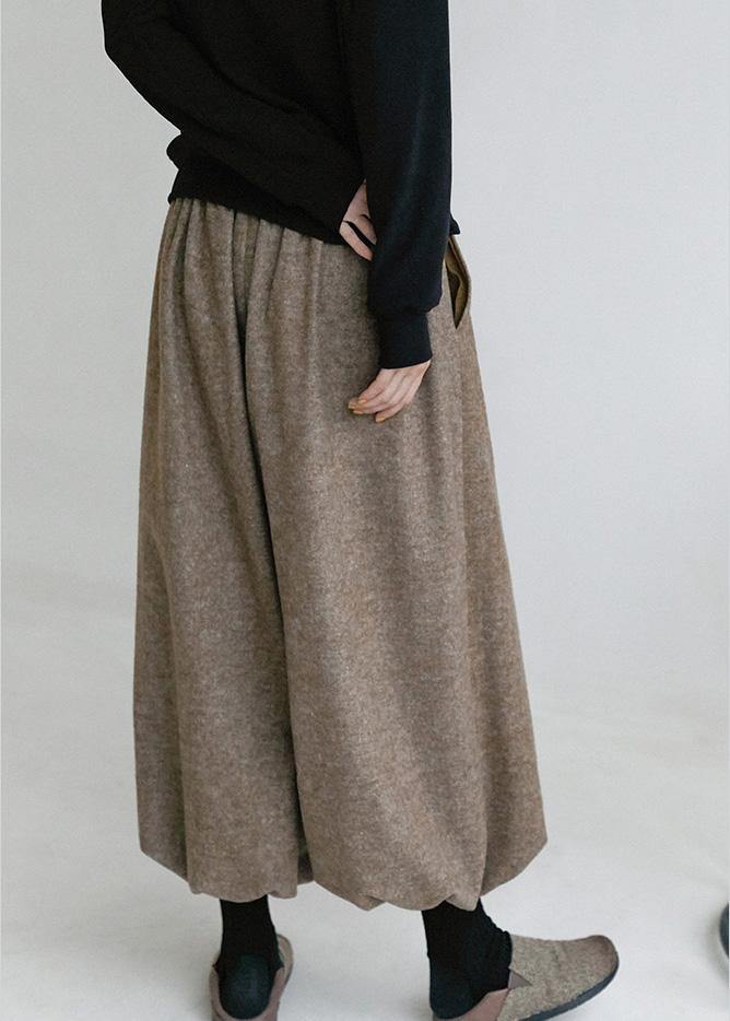 French Pants Loose Spring Elastic Waist Knickerbockers Casual Pants - Omychic