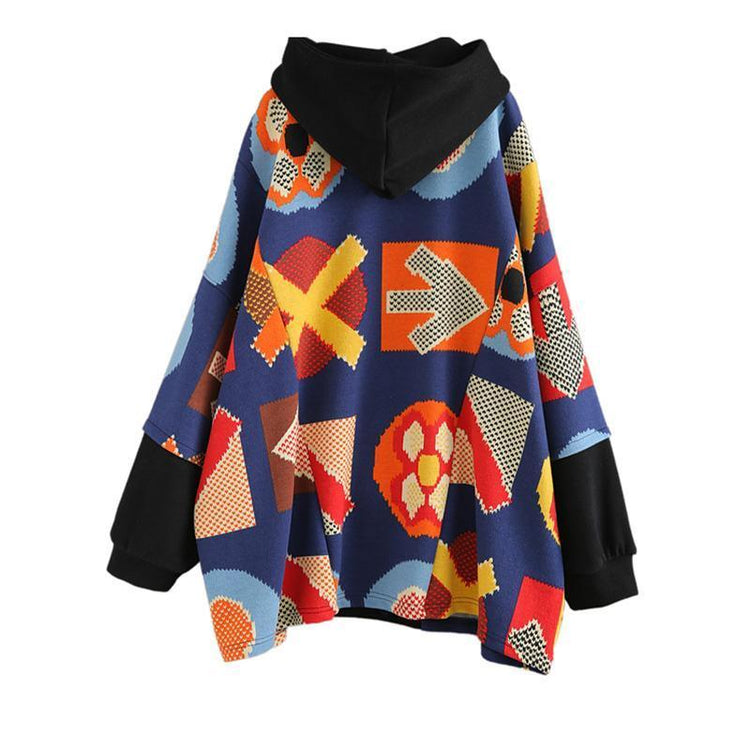 Handmade Stitching Pocket Hoodie Sweatshirt - Omychic