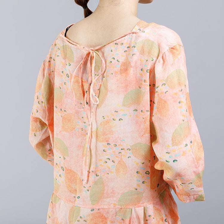 Print V-Neck Button Casual Women Dress - Omychic