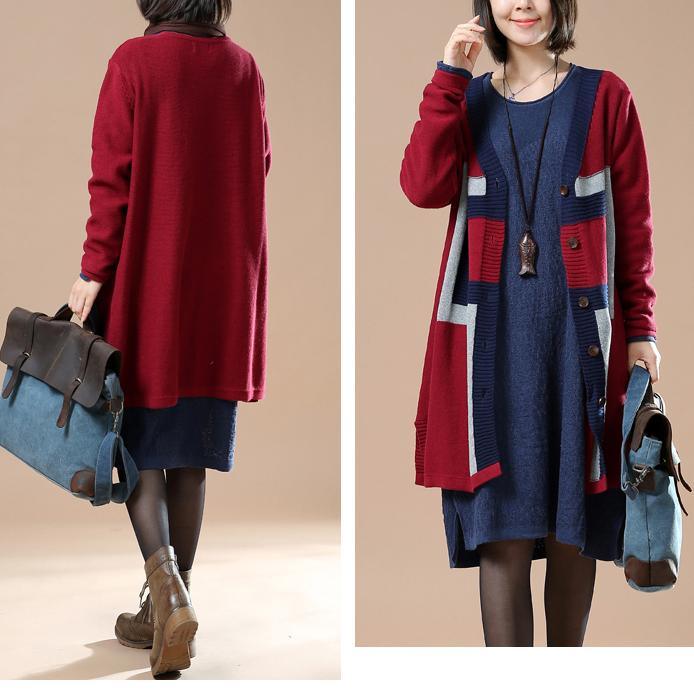 Ruby chic knit cardigans open hem coats - Omychic