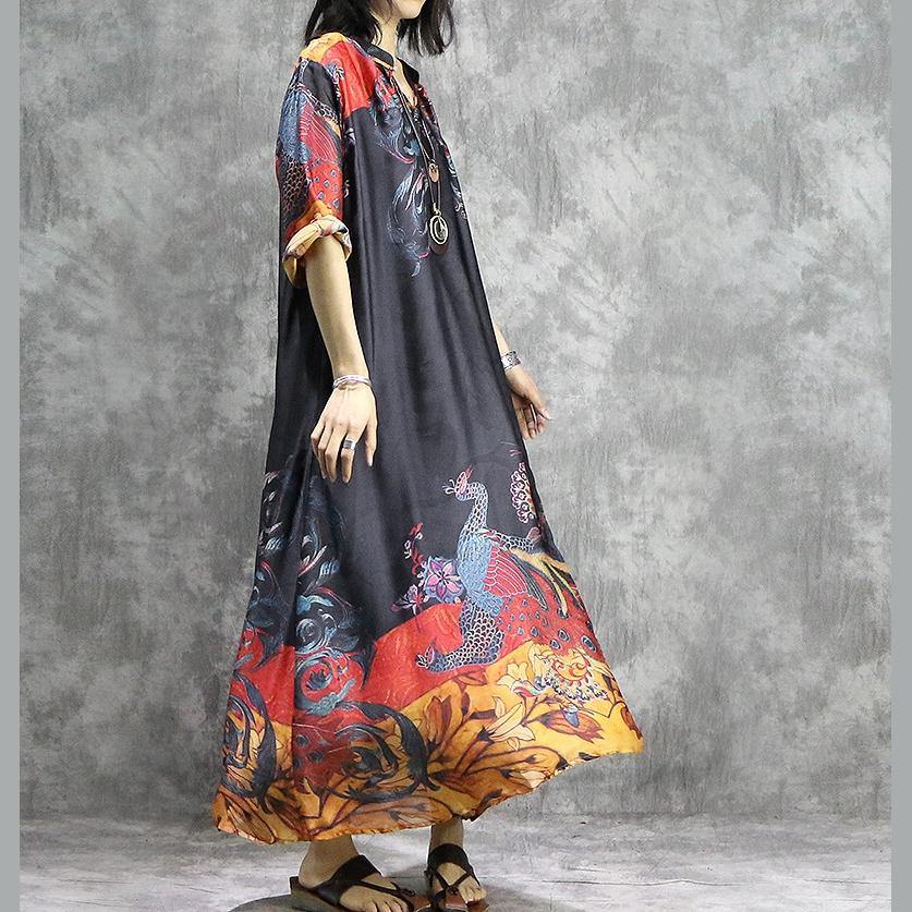 Style prints silk clothes Pakistani Fashion Ideas black Art Dresses summer - Omychic