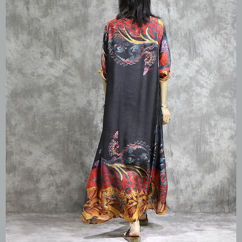 Style prints silk clothes Pakistani Fashion Ideas black Art Dresses summer - Omychic